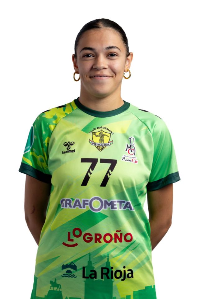 77 AHLEM DJOUFELKIT. Jugadora del Grafometal Sporting La Rioja 2026/2027